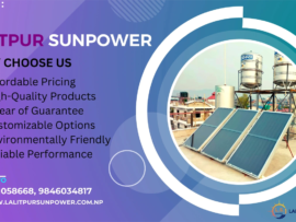 lalitpur sunpower for solar water heater