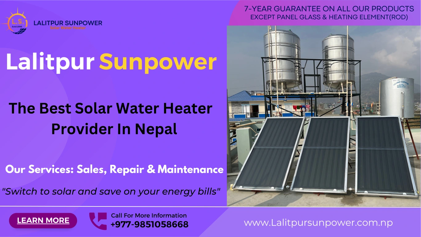 solar water heater in Kathmandu